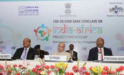 President of India Inaugurates the 12th CII-EXIM Bank Conclave on India Africa Project Partnership