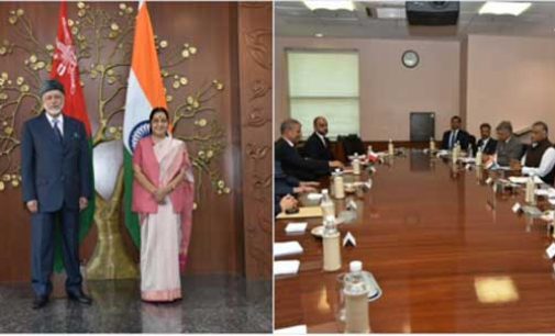 Sushma meets Oman Foreign Minister