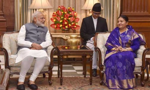Modi holds ‘fruitful talks’ with Nepal President