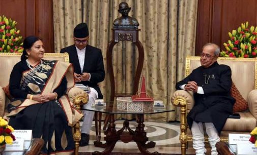 Nepal President calls on Mukherjee