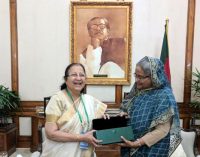 Lok Sabha Speaker meets Bangladesh PM