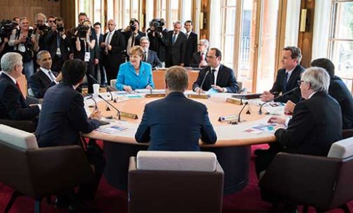 First working session of G7 finance summit begins