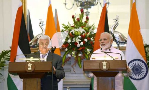 India reaffirms support for political solution to Palestine problem