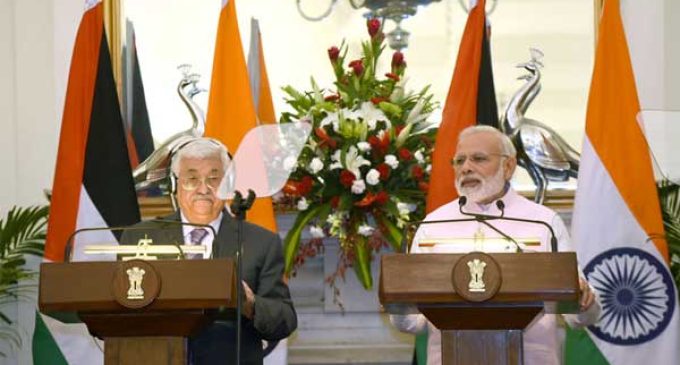 India reaffirms support for political solution to Palestine problem