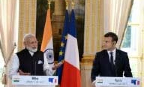 India, France pledge to take Paris accord forward