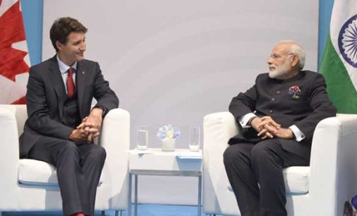 Modi meets Canadian PM