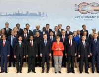 Prime Minister, Narendra Modi in the family photograph with other Leaders’ of G-20 Nations, at Hamburg, Germany