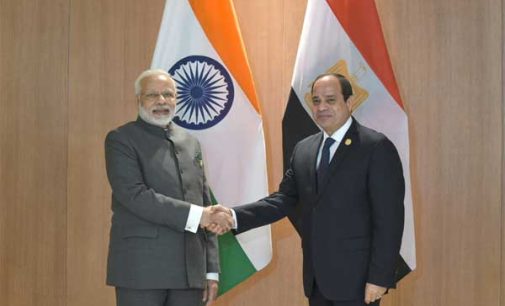 India, Egypt agree to further strengthen bilateral ties