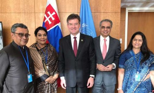 UN General Assembly President discusses reform with Indian MPs
