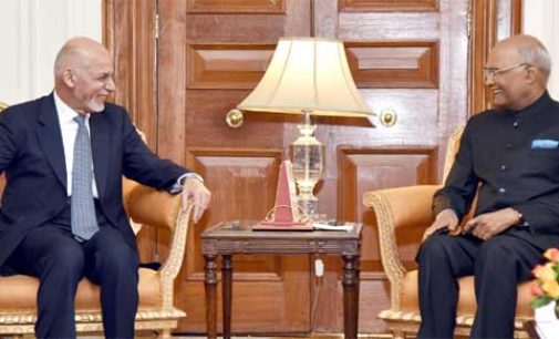 Afghan President arrives in India, meets Kovind
