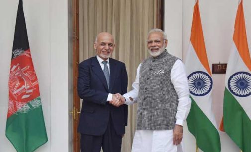 Prime Minister, Narendra Modi with the President of Afghanistan, Dr. Mohammad Ashraf Ghani