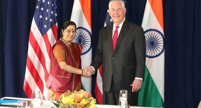 Sushma meets US Secretary of State