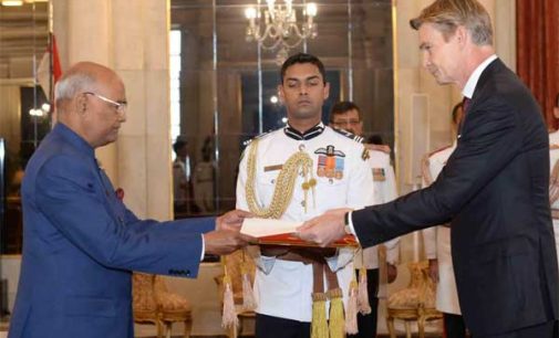 Envoys of Three Nations Present Credentials to President of India