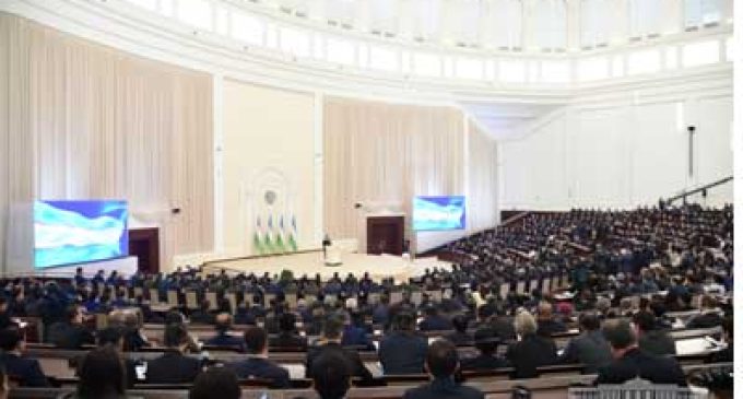 The Uzbek President addressed the Parliament of Uzbekistan