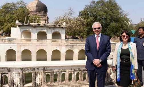 US Ambassador visits Qutb Shahi Tombs to see restoration work