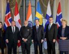 Modi meets PMs of Denmark, Iceland, Norway, Finland