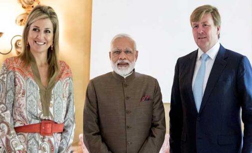 Modi meets Queen of Netherlands