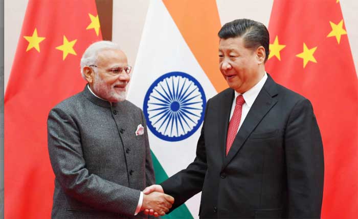 The Prime Minister, Narendra Modi meeting the President of the People’s Republic of China, Xi Jinping, on the sidelines of the Shanghai Cooperation Organisation (SCO) Summit, in Qingdao, China on June 09, 2018.