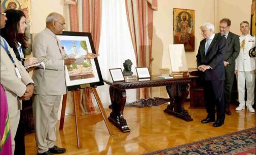 Kovind holds meetings with Greek leaders, calls for expanding trade