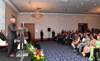 President of India, Ram Nath Kovind, during the India – Bulgaria Business Event at Sofia Hotel Balkan