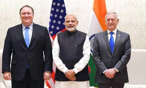 US Secretaries of State and Defence call on Modi