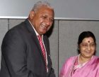Sushma, Fiji PM discuss defence cooperation