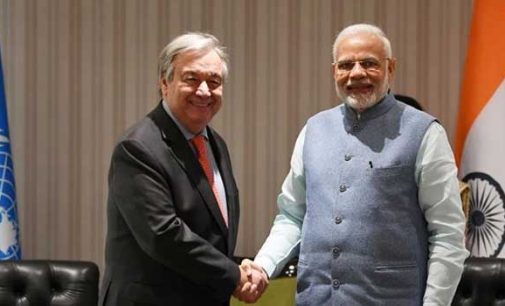 Guterres thanks Modi for raising India’s contribution to climate change pact