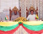 President, Ram Nath Kovind and the President of Myanmar, U. Win Myint witnessing the signing of agreement