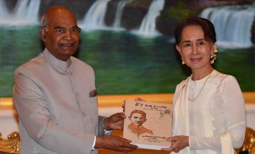 President of India, Ram Nath Kovind, meeting with the Daw Aung San Suu Kyi, State Counsellor