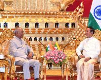 INDIAN PRESIDENT KOVIND IN NAY PYI TAW, HOLDS MEETINGS WITH PRESIDENT AND STATE COUNSELLOR OF MYANMAR