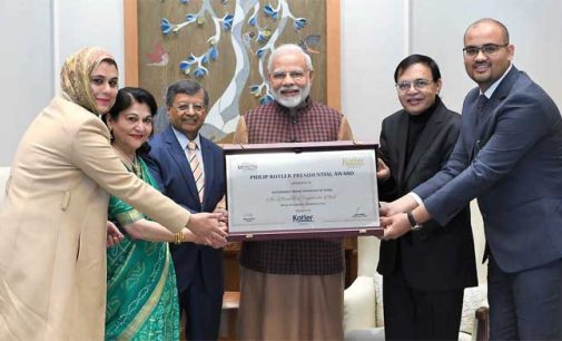 Modi honoured with first-ever Philip Kotler Presidential award