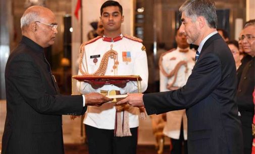 ENVOYS OF SIX NATIONS PRESENT CREDENTIALS TO PRESIDENT OF INDIA