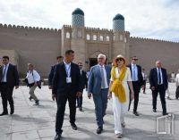 President of Germany becomes familiar with Khorezm’s ancient monuments