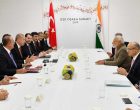 The Prime Minister, Narendra Modi meeting the President of Turkey, Recep Tayyip Erdoga
