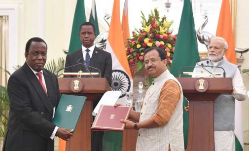 List of MoU/Agreement exchanged during the State Visit of President of the Republic of Zambia to India