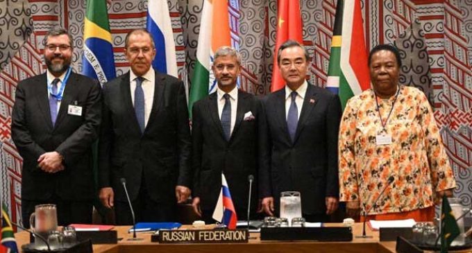 At UNGA, BRICS ministers condemn terrorism