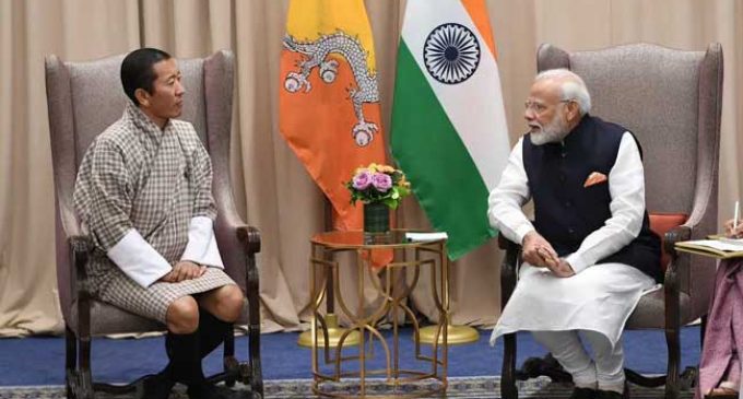 A growing relationship: Modi meets Bhutan PM