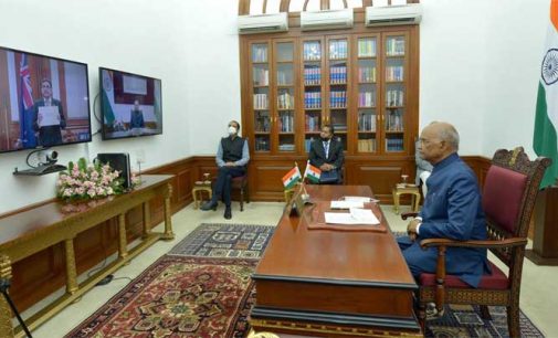 Envoys of three Nations Present Credentials through Video Conference