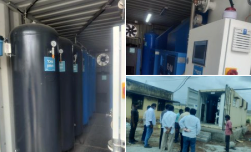 Oxgyen generator given by Israel up and running at Kolar KGF Hospital, Karnataka