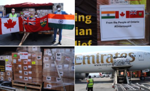Canada supports India : A shipment of 500 ventilators arrives from Canada