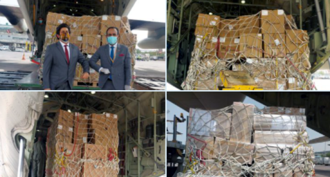 Oman supports India : sends shipment of ventilators,vital medicines and medical equipments