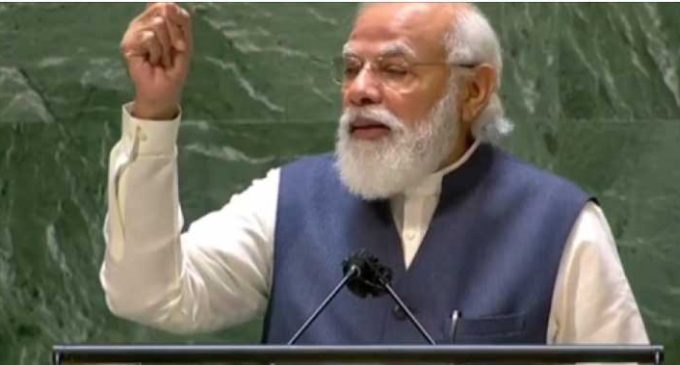 ‘Democracy can deliver’: Modi kicks off UNGA address with personal note