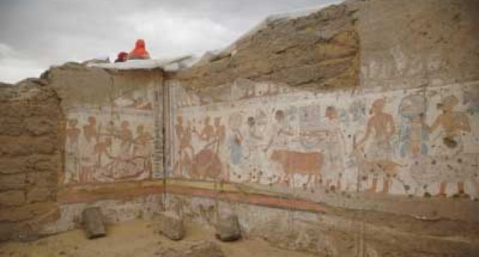 Archaeologists discover interior of ancient tomb at Egypt’s Saqqara necropolis