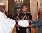 Rashid Sesay, High Commissioner of the Republic of Sierra Leone presenting his credentials to the President, Ram Nath Kovind