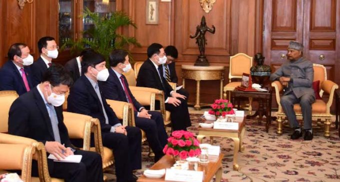 PARLIAMENTARY DELEGATION FROM VIETNAM CALLS ON THE PRESIDENT
