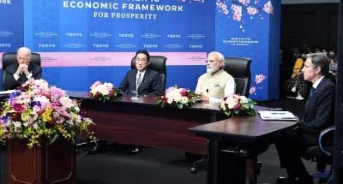 Modi participates in event to launch Indo-Pacific Economic Framework for Prosperity
