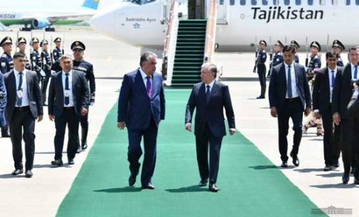 The President of Tajikistan Emomali Rahmon paid an official visit to Uzbekistan