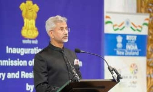 Jaishankar addresses Indians in NZ, asserts bilateral cooperation