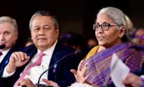 Sitharaman flags downside risks to economy at IMF meet