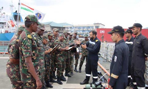 INDIAN NAVY PARTICIPATES IN MAIDEN TRILATERAL EXERCISE WITH MOZAMBIQUE AND TANZANIA